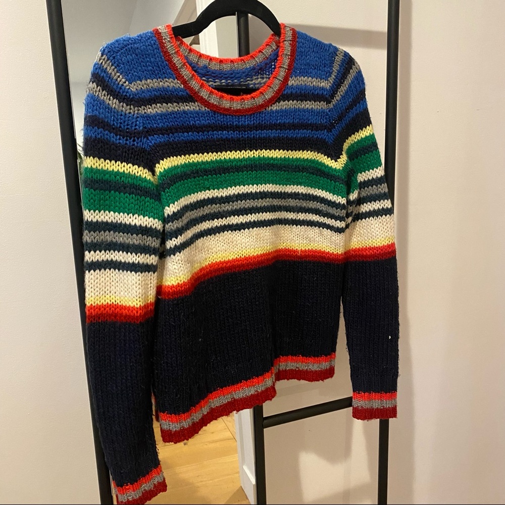 American Eagle Outfitters rainbow sweater